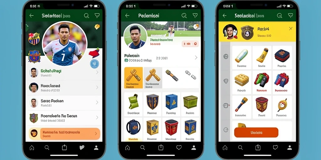 Fitur live chat untuk interaksi antar pemain.